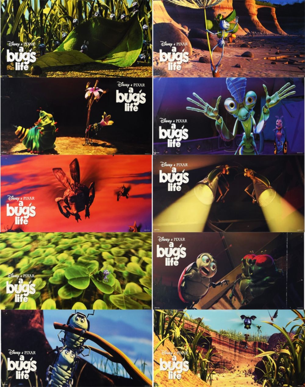 a bugs life original lobby cards