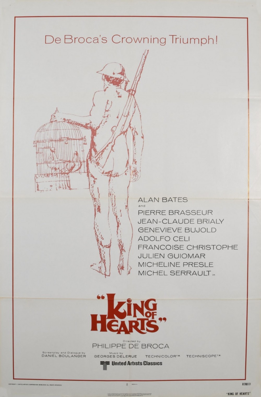 King of Hearts original movie poster