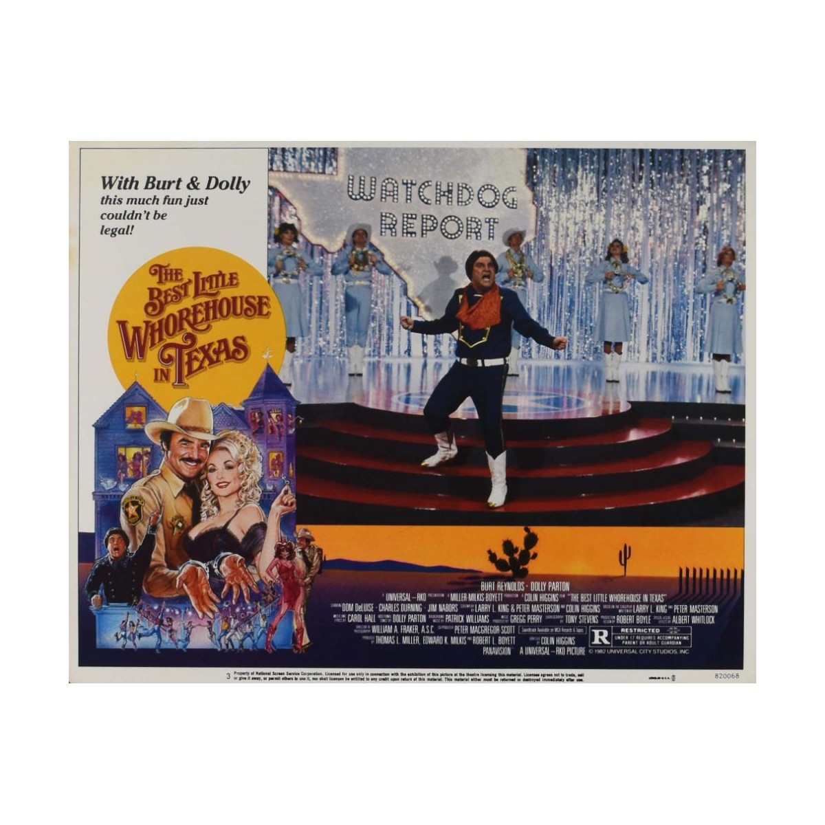 The Best Little Whorehouse In Texas Sneakin Around The Best Little Whorehouse in Texas Original Lobby Cards