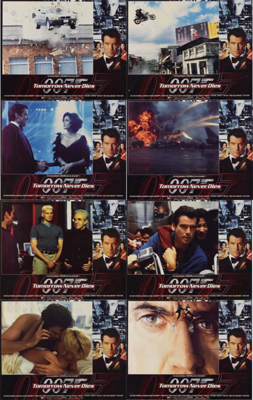 Tomorrow Never Dies original lobby cards