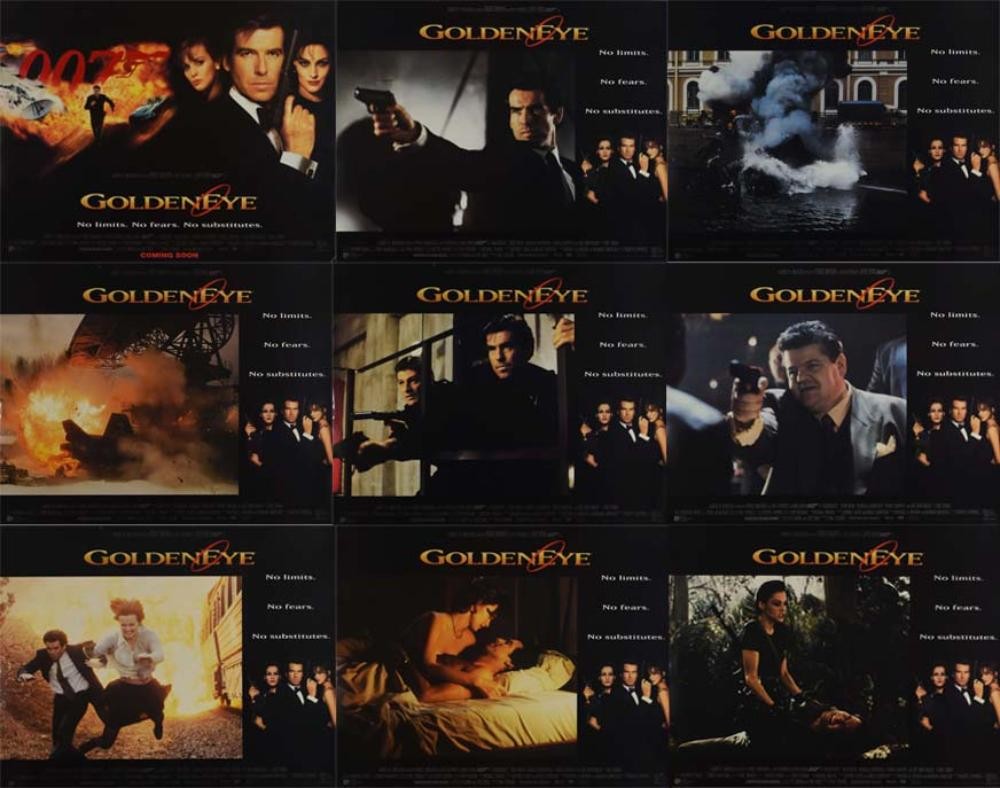 GoldenEye original lobby cards