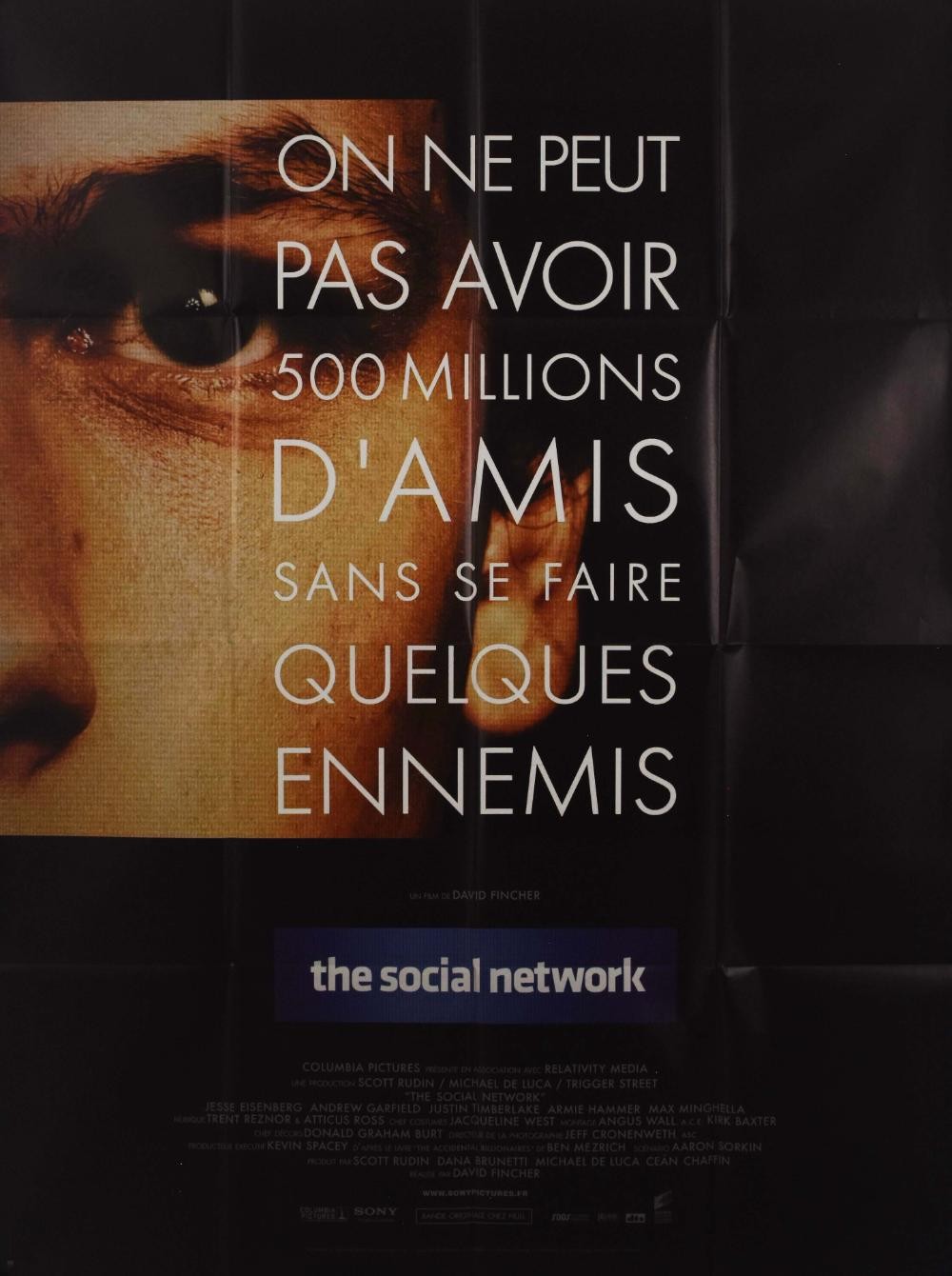 The Social Network original movie poster