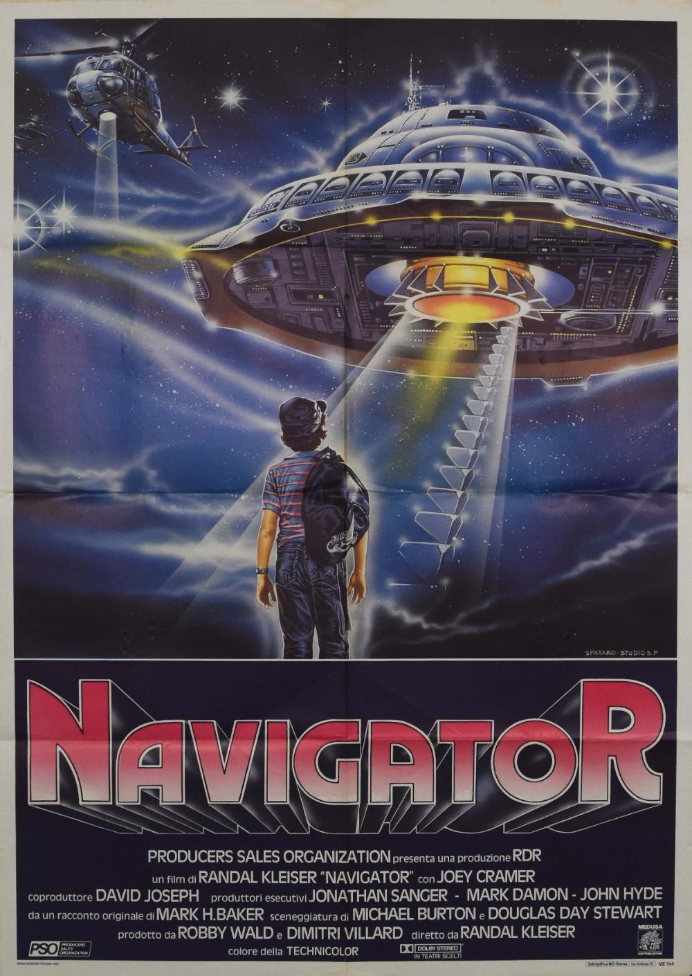 Flight of the Navigator original movie poster