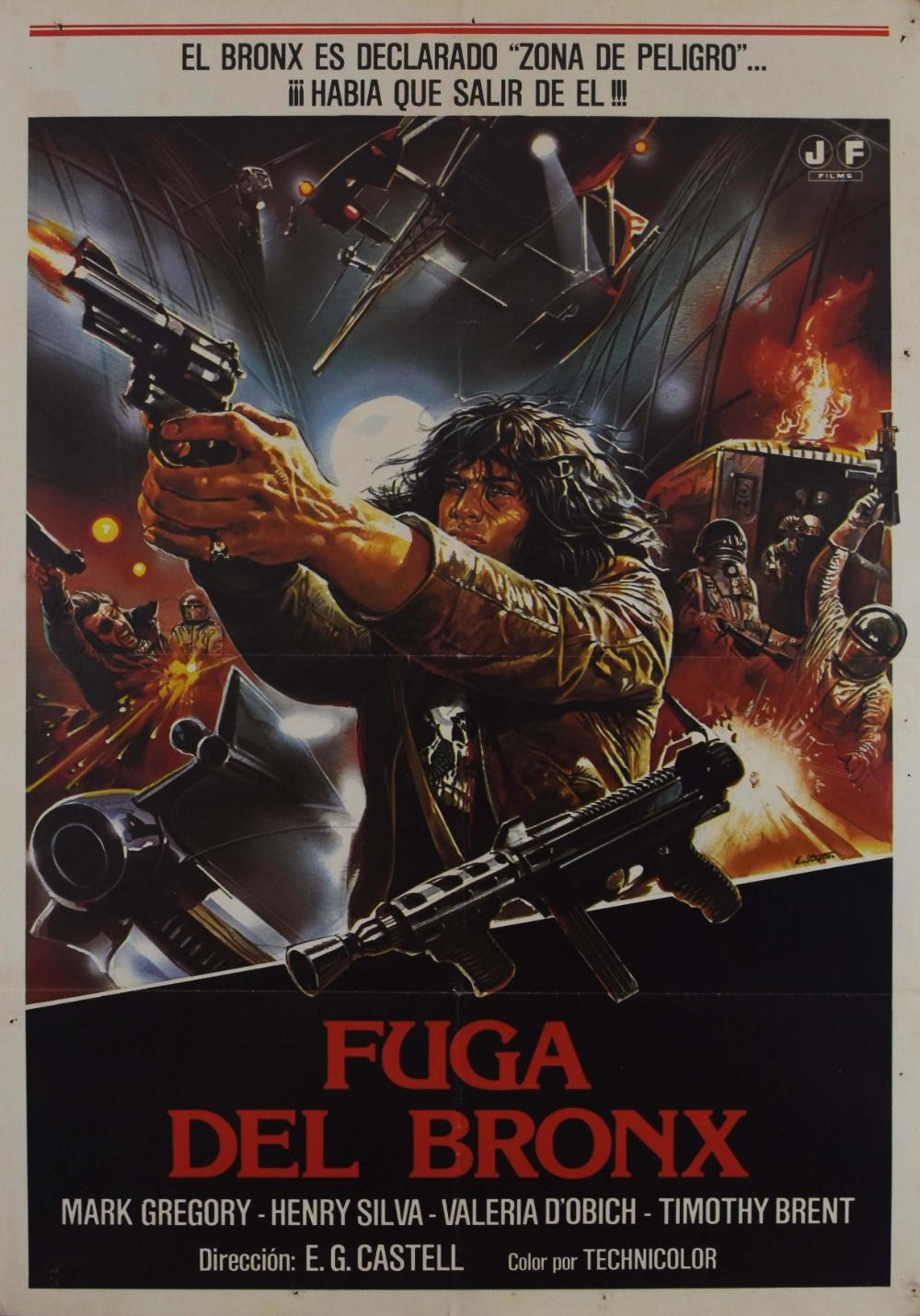 Escape from the Bronx original movie poster