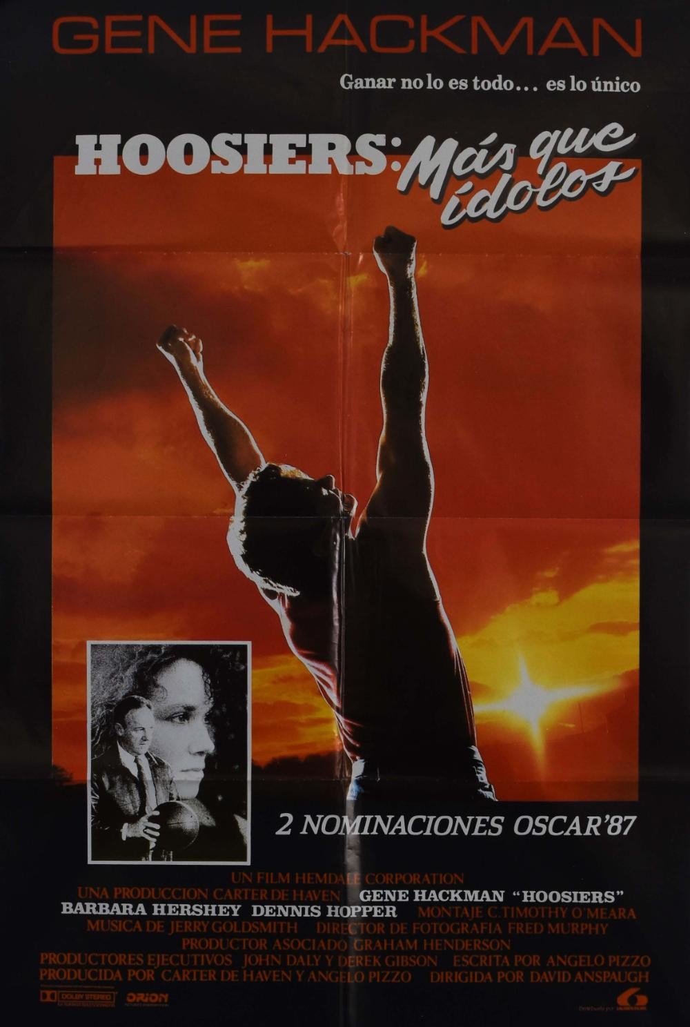 Hoosiers original movie poster