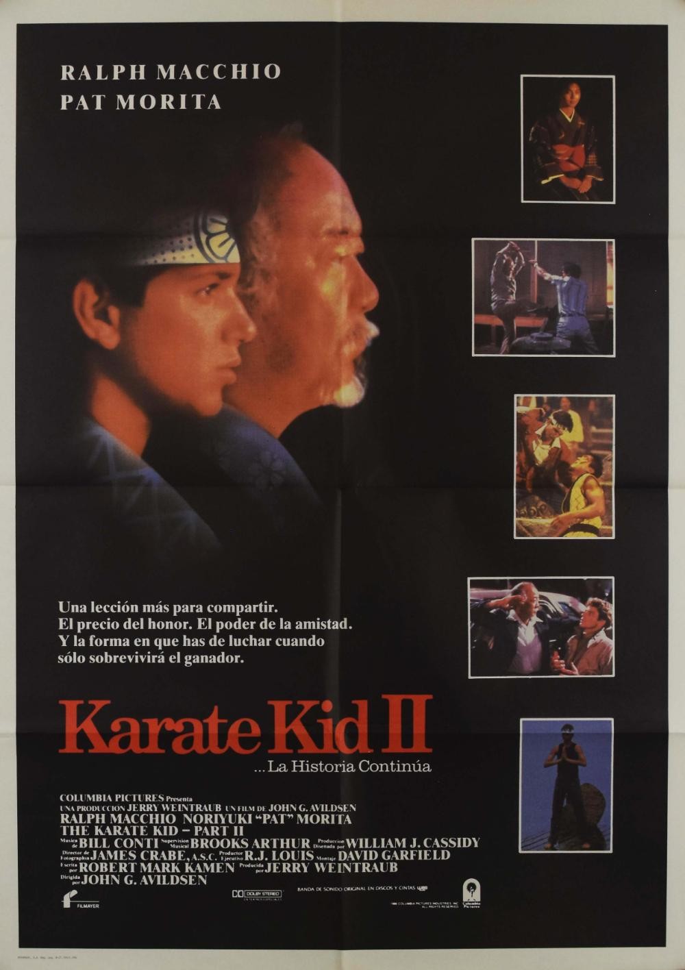 The Karate Kid Part II original movie poster