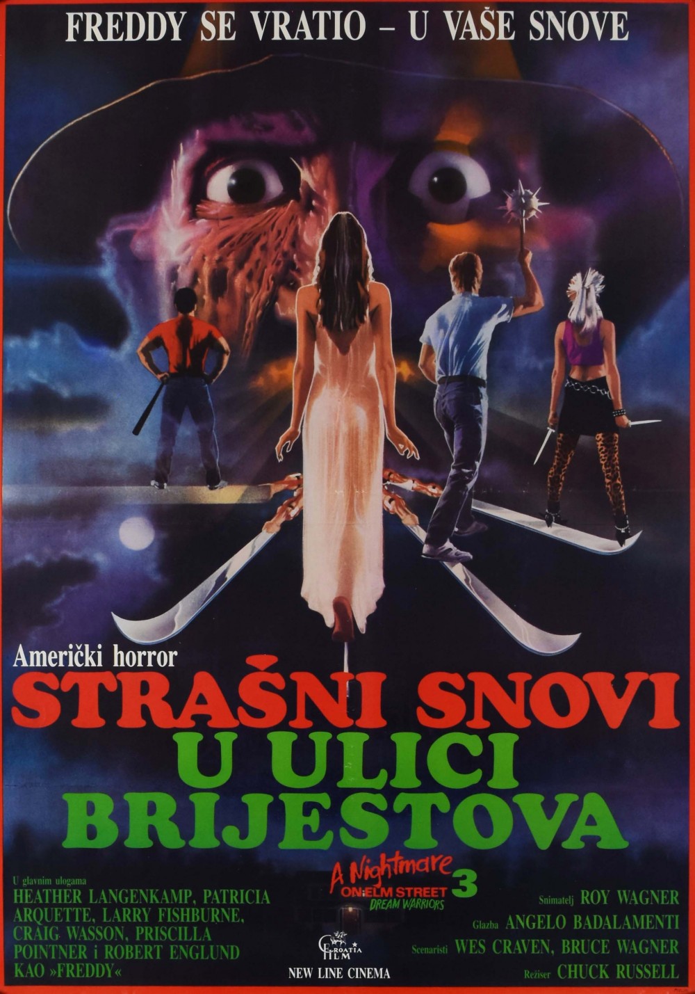 A Nightmare on Elm Street 3: Dream Warriors original movie poster