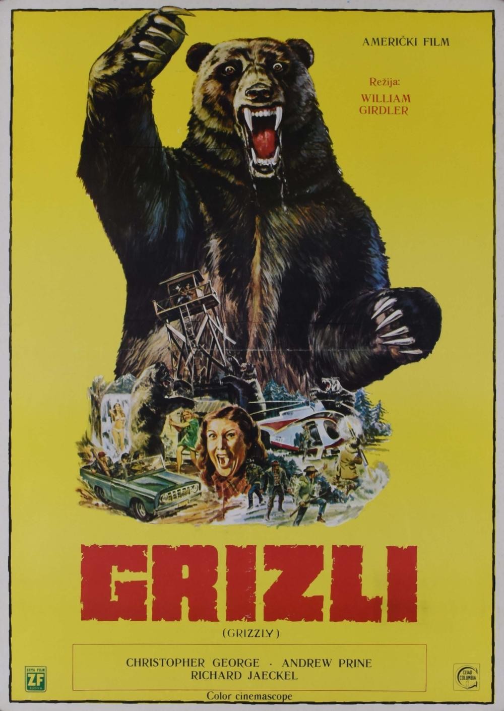 Grizzly original movie poster