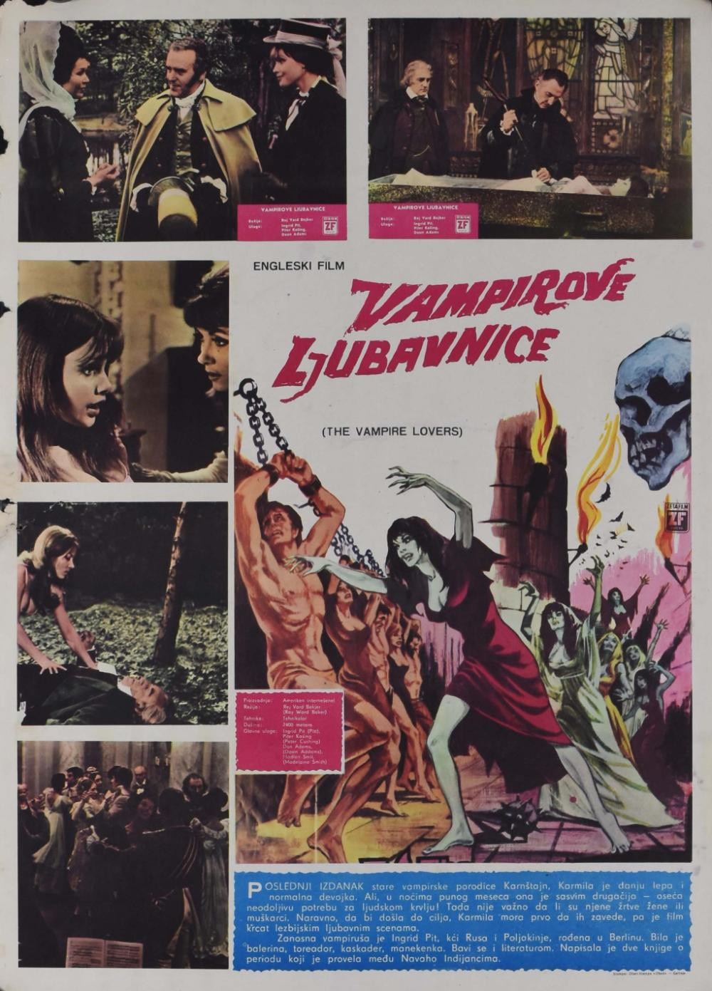 The Vampire Lovers original movie poster