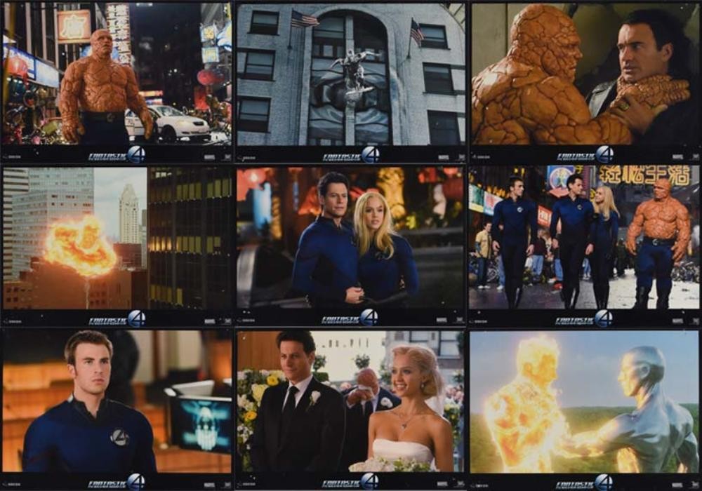 Fantastic Four: Rise of the Silver Surfer original lobby cards
