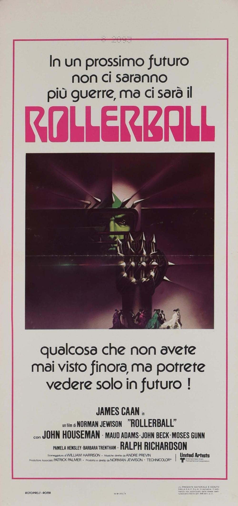 Rollerball original movie poster