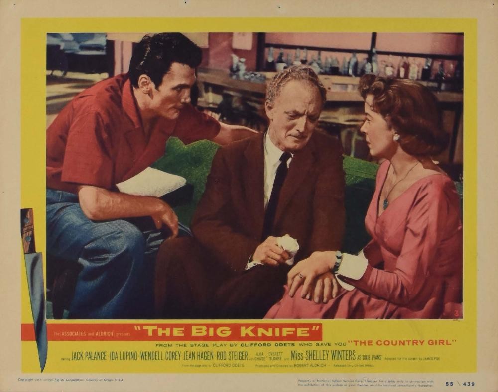 The Big Knife original lobby cards
