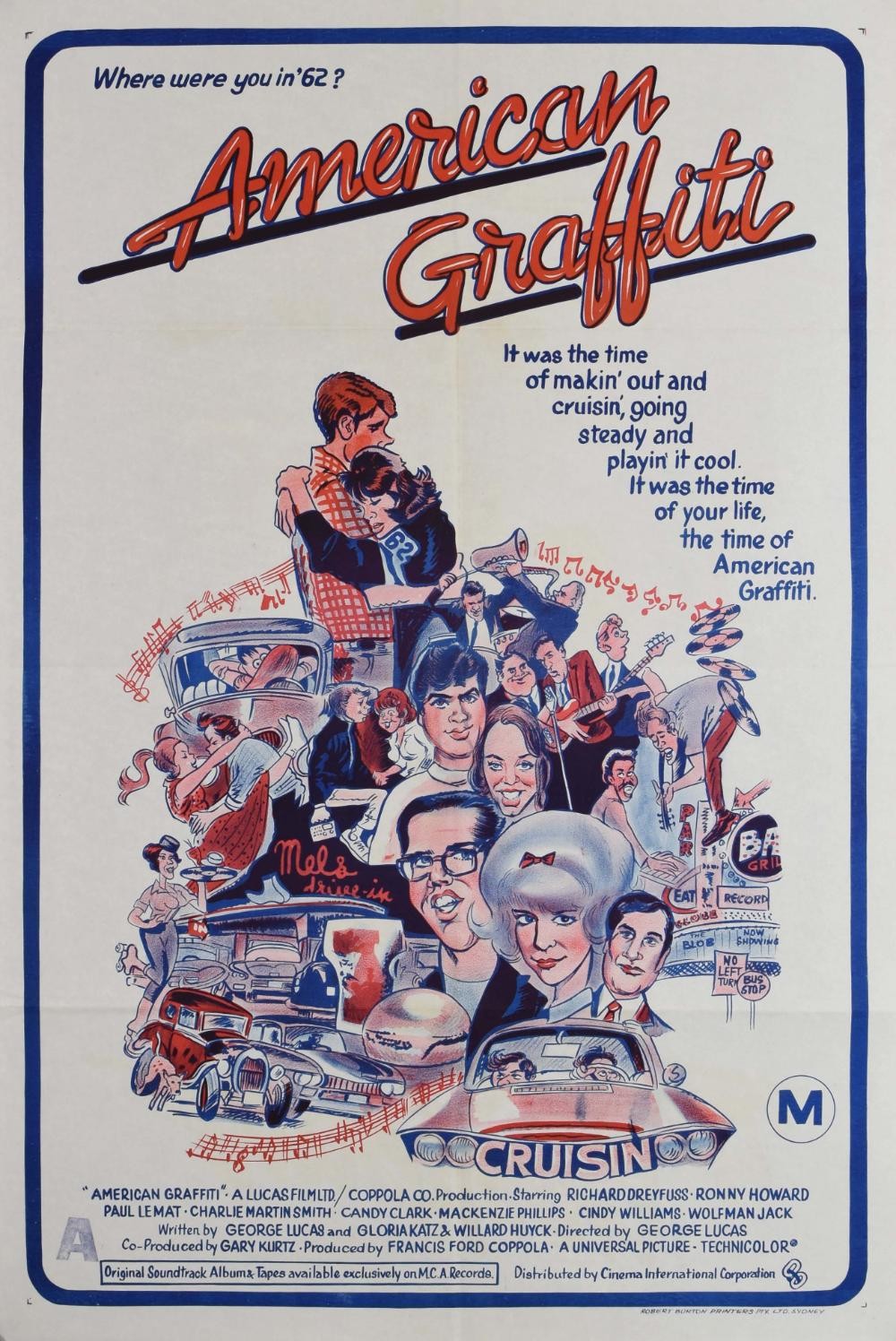 American Graffiti original movie poster