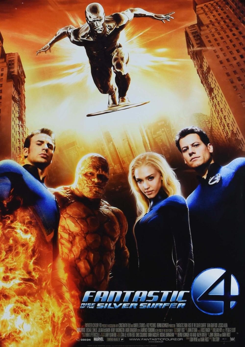 Fantastic Four: Rise of the Silver Surfer original movie poster