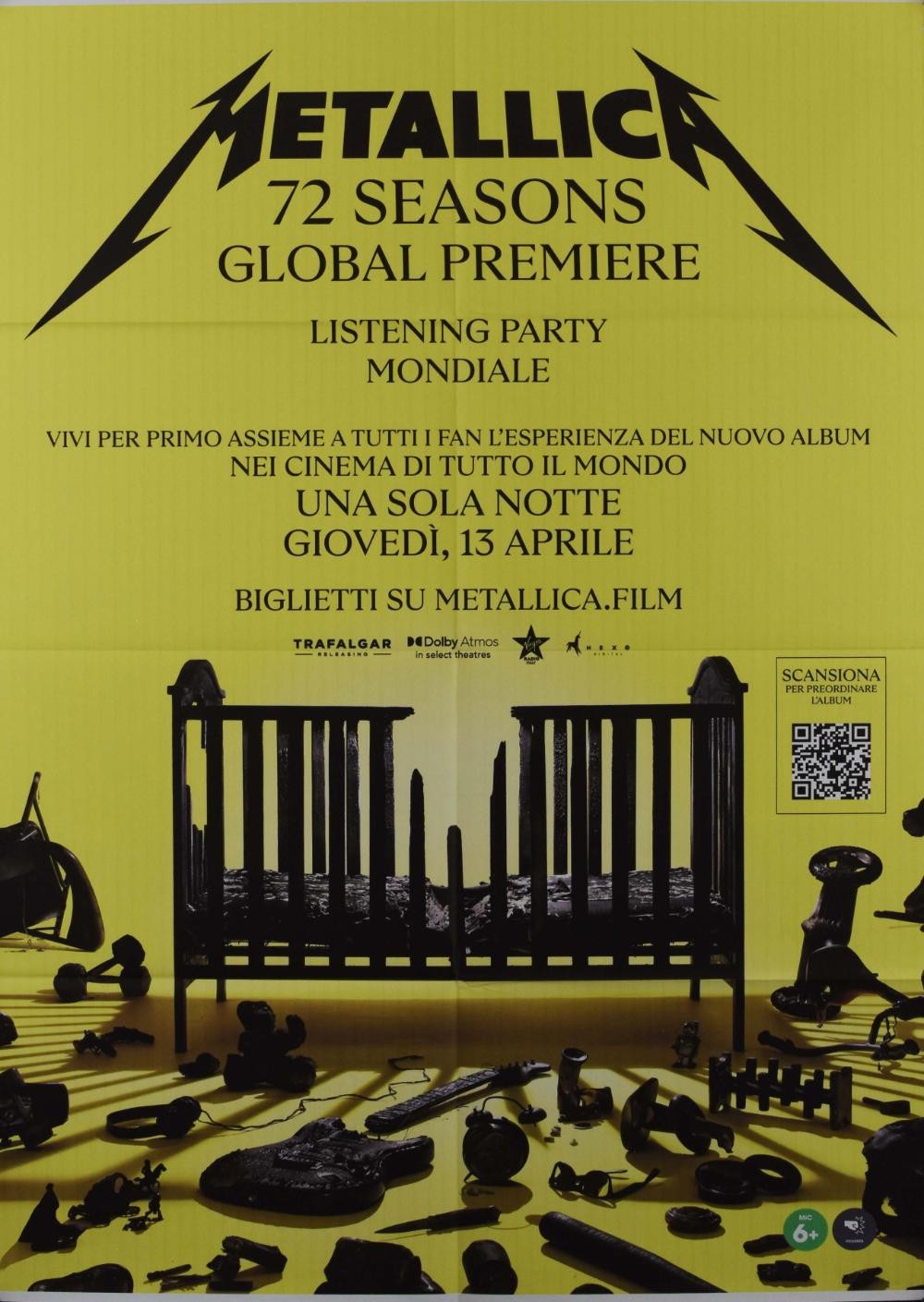 Metallica: 72 Seasons - Global Premiere original movie poster