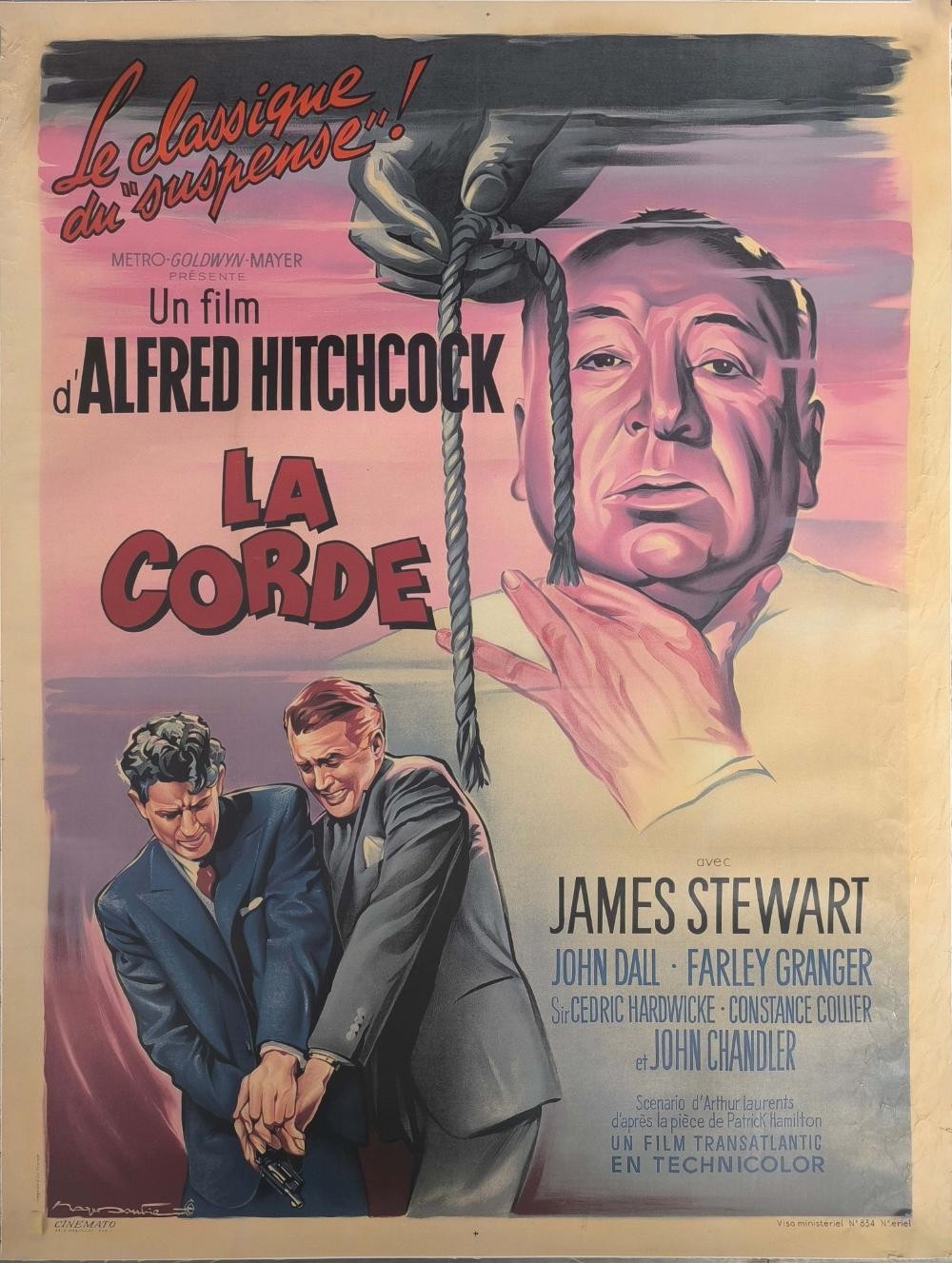 Rope original movie poster
