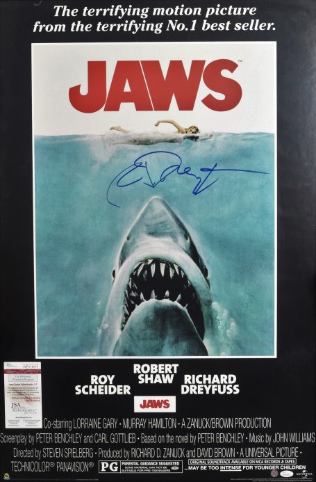 jaws original movie poster