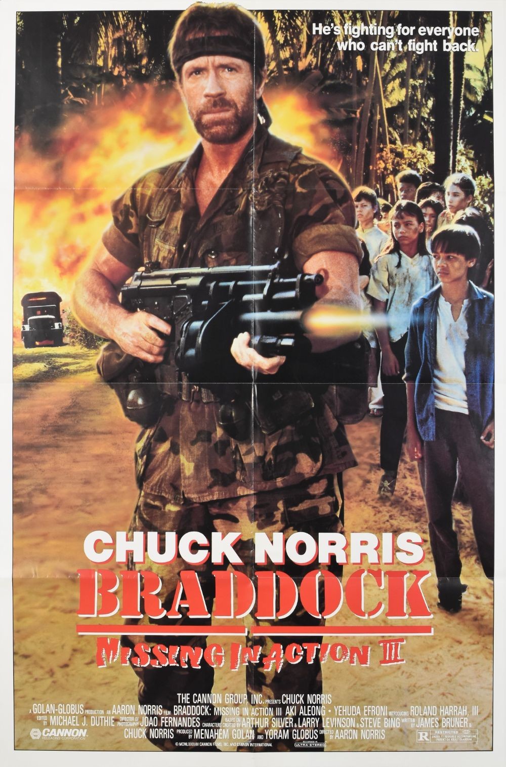 Braddock: Missing in Action III original movie poster