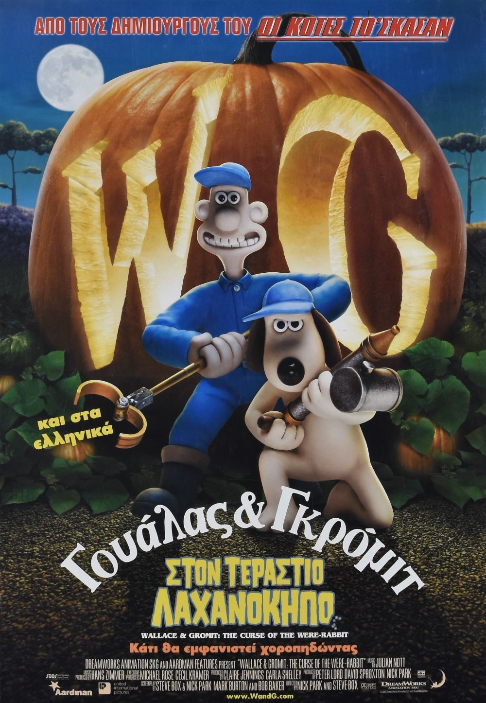 Wallace & Gromit: The Curse of the Were-Rabbit original movie poster