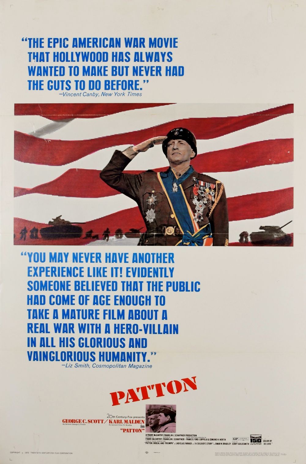 Patton original movie poster