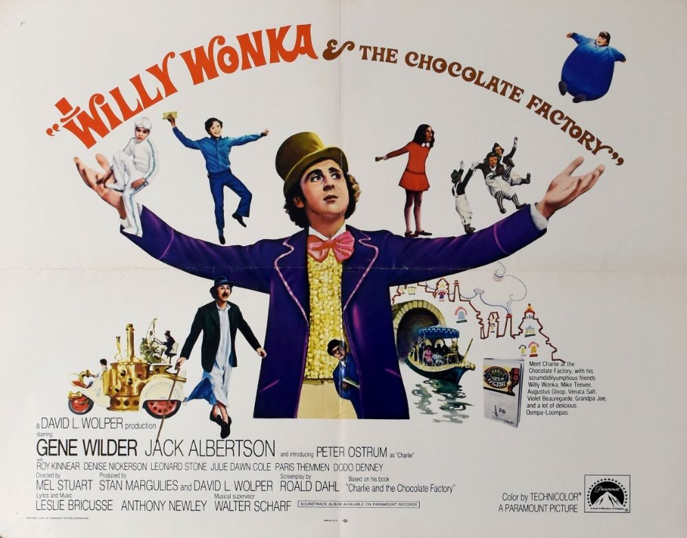 Willy Wonka & the Chocolate Factory original movie poster