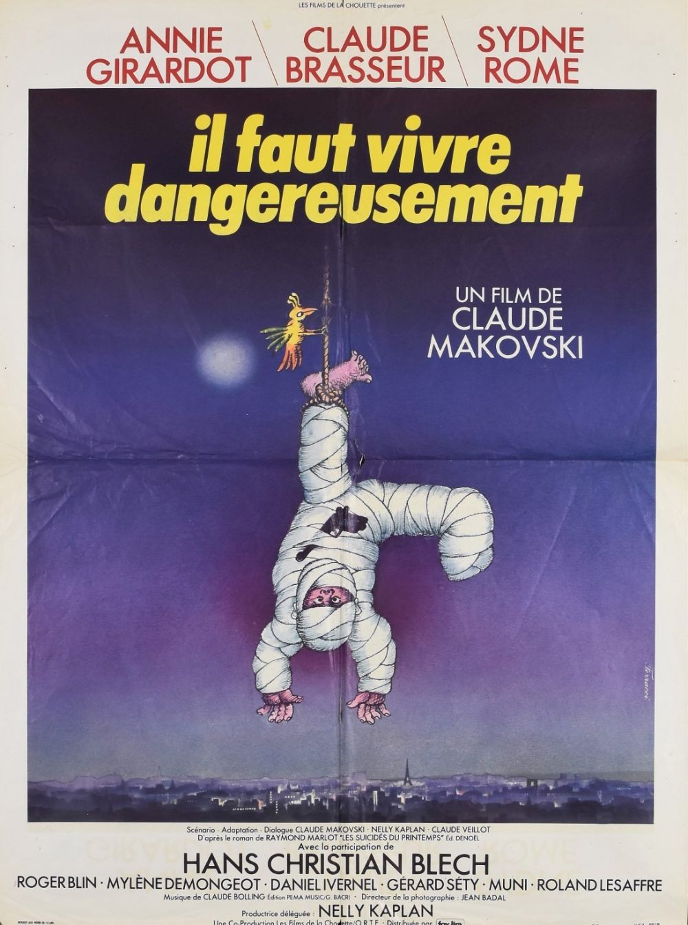 One Must Live Dangerously original movie poster