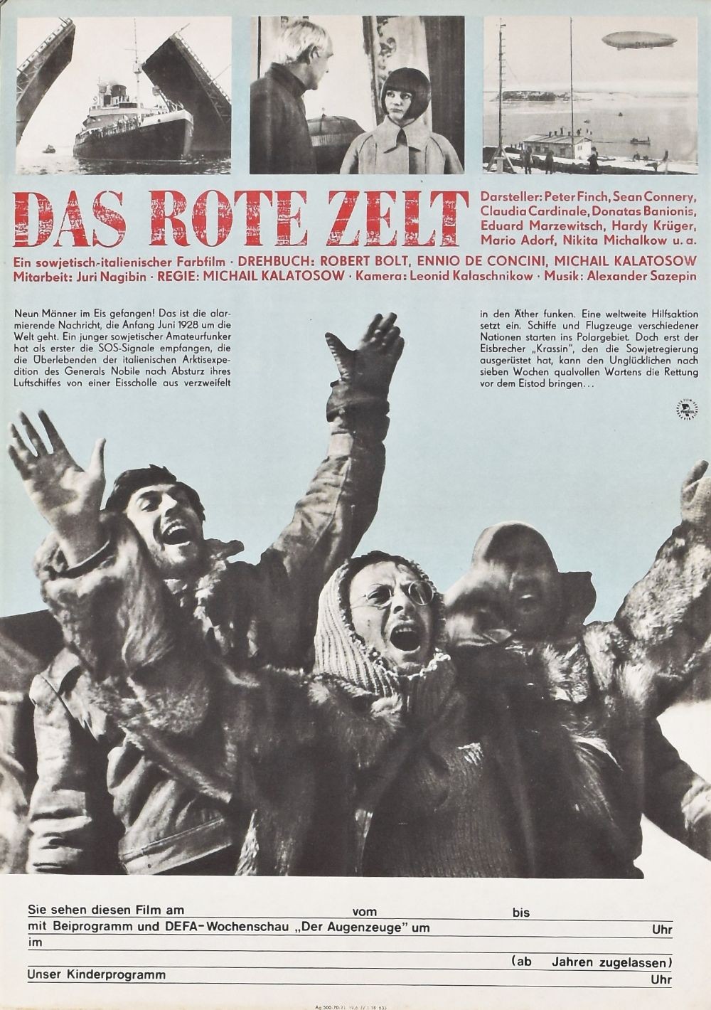 The Red Tent original movie poster